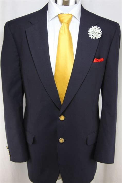 burberry navy blazer.